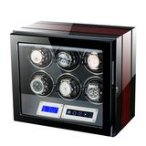 Cutie intors ceasuri automatice iUni, Luxury Watch Winder 6 Mahon